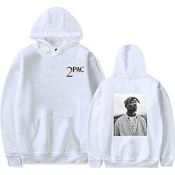 TuPac Outfit - Rapper 2PAC Tupac Cool Printed Double-sided Hoodie