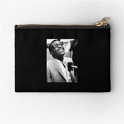 Ray Charles was a pioneer of soul music Ray Charles Zipper Pouches
