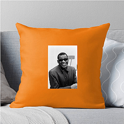 Ray Charles went blind in childhood Ray Charles Pillows Cover