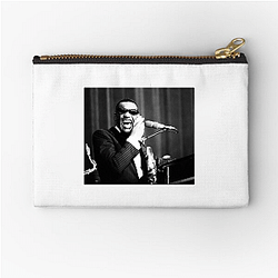 Ray Charles was a member of the Rock and Roll Hall of Fame Ray Charles Zipper Pouches