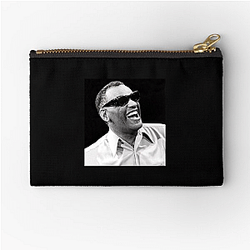 Ray Charles was a musician and pianist Ray Charles Zipper Pouches
