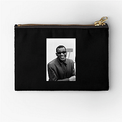 Ray Charles went blind in childhood Ray Charles Zipper Pouches