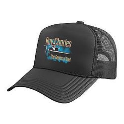 Ray Charles Jazz Icon Merch - The Genius Trucker Hat with Mesh Back