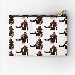 Ray Lewis Celebration Art Baltimore Ravens Icon Zipper Pouch