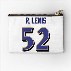 Ray Lewis 52 Zipper Pouch