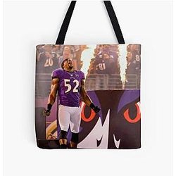 Ray Lewis Over Print Tote Bag