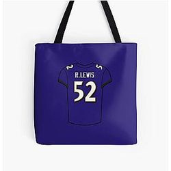 Ray Lewis Home Jersey Tote Bag