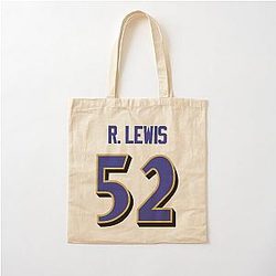 Ray Lewis Jersey 52 Tote Bag
