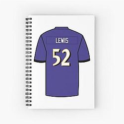 Ray Lewis Jersey Notebook