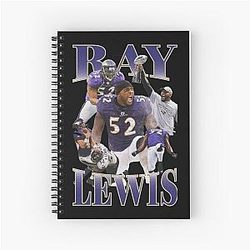 Ray Lewis Vintage Spiral Notebook
