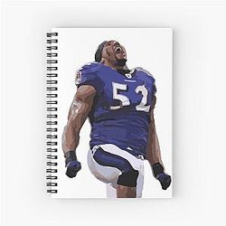 Ray Lewis Spiral Notebook