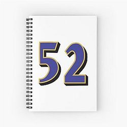 Ray Lewis Spiral Notebook
