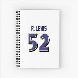 Ray Lewis Jersey 52 Notebook