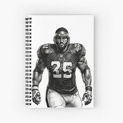 The linebacker Ray Lewis Notebook