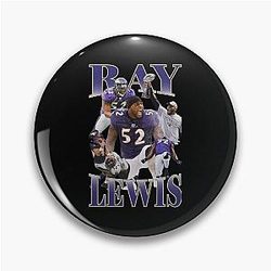 Ray Lewis vintage bootleg Pin