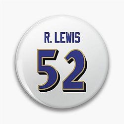 Ray Lewis Jersey 52 Pin