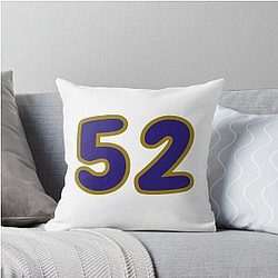 Ray Lewis Number 52 Pillow