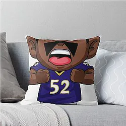 Ray Lewis Throw Pillow