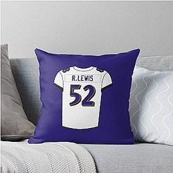 Ray Lewis Away Jersey Pillow