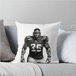 The linebacker Ray Lewis Throw Pillow