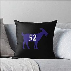 Ray Lewis is the GOAT Baltimore Ravens Throw Pillow