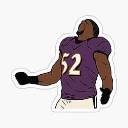 Ray Lewis Celebration Sticker