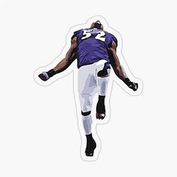 Ray Lewis Shout Transparent Sticker