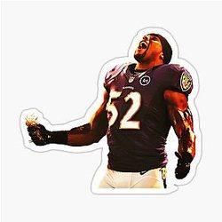Ray Lewis Baltimore Ravens Sticker