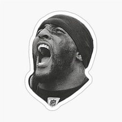 Ray Lewis Shout Sticker