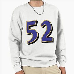 Ray Lewis 52 Pullover Sweatshirt