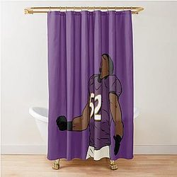 Ray Lewis Celebration Shower Curtain