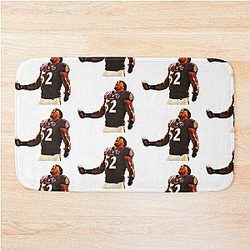 Ray Lewis Celebration Art Baltimore Ravens Icon Bath Mat