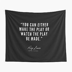 9 - Ray Lewis Quotes Tapestry