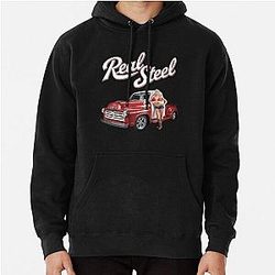 Real steel Hot rod oldschool American Pullover Hoodie
