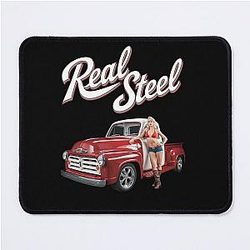 Real Steel Oldschool Hot Rod Mouse Pad