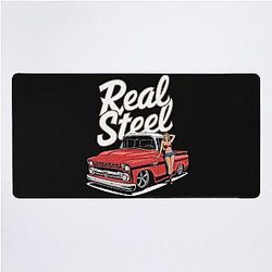 Real Steel - Hot Rod - Old School Automobile Desk Mat