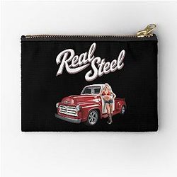 Real Steel - Hot Rod Old School Rear View Mirror Zipper Pouch