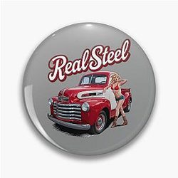 Real Steel - Hot Rod - Smokin' Hot Rod - American Pin