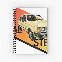 Real American Muscle Ford Spiral Notebook