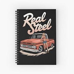 Real Steel & Hot Rods Spiral Notebook