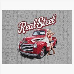 Real Steel Old School Hot Rod Old School American Jigsaw Puzzle