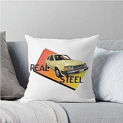 Real American Ford Escort Throw Pillow
