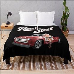 Real Steel Hot Rod Throw Blanket