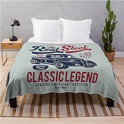 The Real Classic Legend Vintage Car Lover Gift Throw Blanket