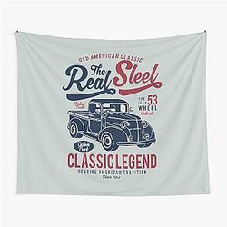The Real Steel Classic Legend - Awesome Vintage Car Lover Gift Tapestry