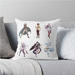 Redo Of Healer Pillows - Redo of Healer Character Pack Throw Pillow