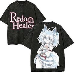 White Fox PTTT2608 Washed  Redo Of Healer T-Shirts