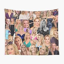 Reese Witherspoon American actress Aesthetic Collage - 1 Tapestry