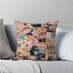 Reese Witherspoon American actress Collage 4 Throw Pillow