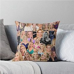 Reese Witherspoon American Actress Aesthetic Collage - 1 Throw Pillow
